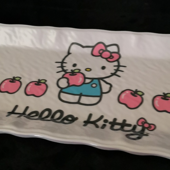 Brand New Extra Large Hello Kitty Melamine Serving or Vanity Tray Sanrio - Picture 4 of 4
